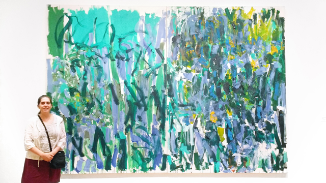 With Joan Mitchell